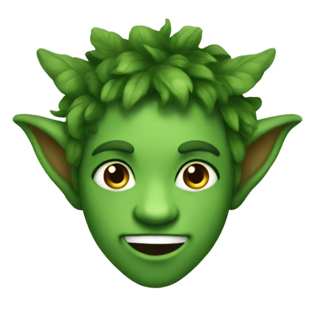 Green satyr sticker