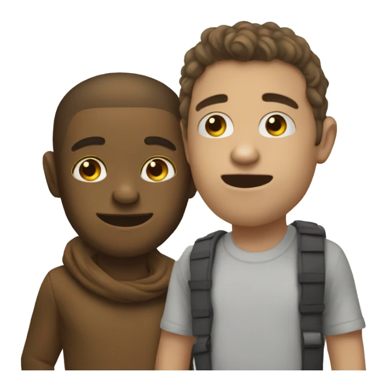 me and my monke sticker