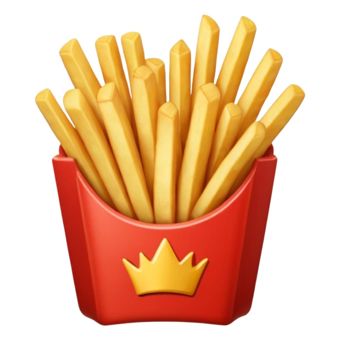 delfin co je frytki sticker