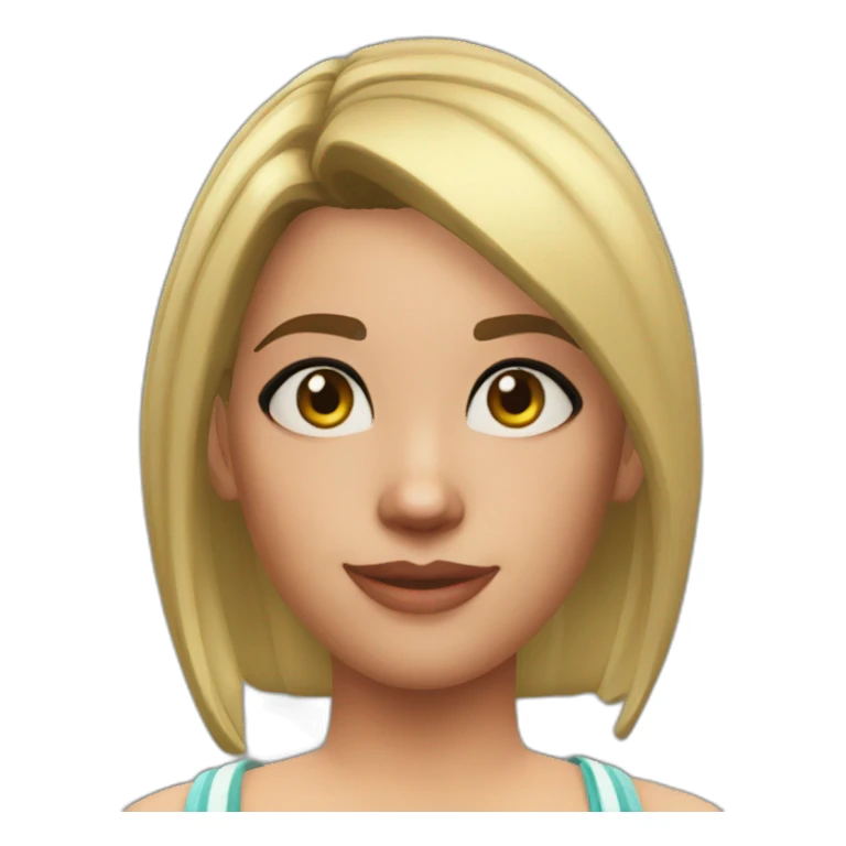 A Sims 4 face sticker