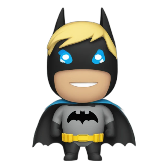 Batman in the Argentine flag sticker