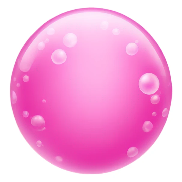 Pink bubbles sticker
