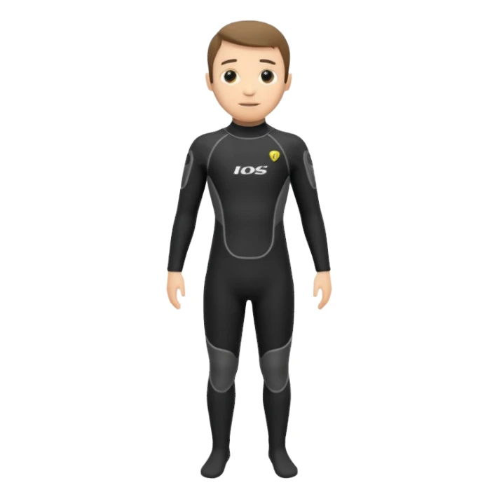  diving  wetsuit sticker