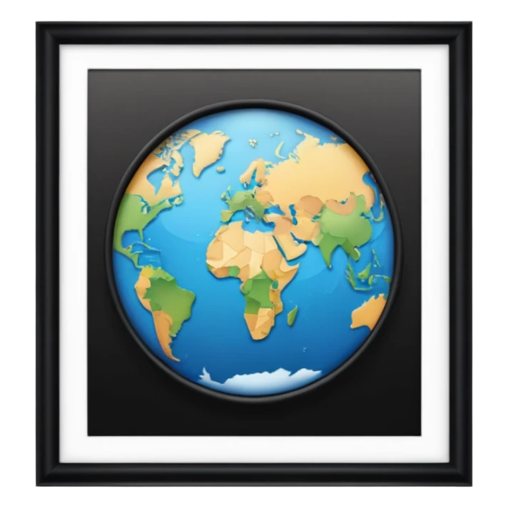 around the world sticker