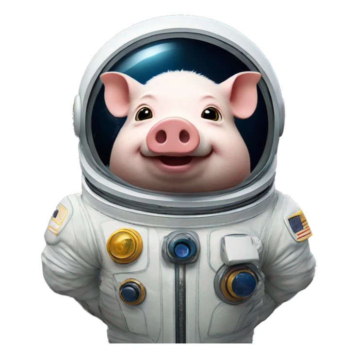 cochon dans l'espace  sticker