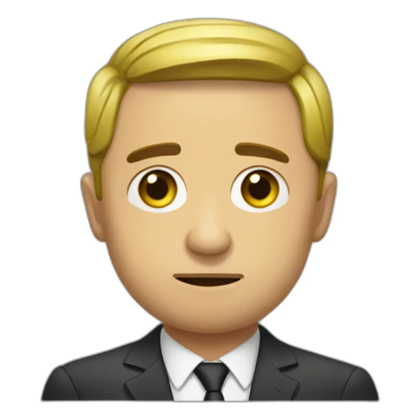 zelensky sad sticker