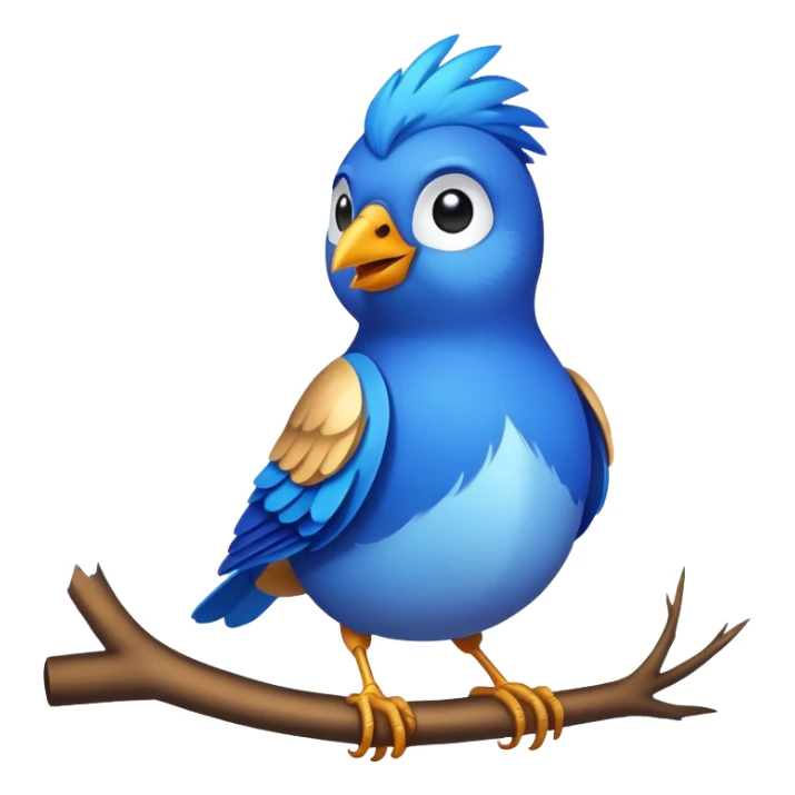 Blue Bird sticker