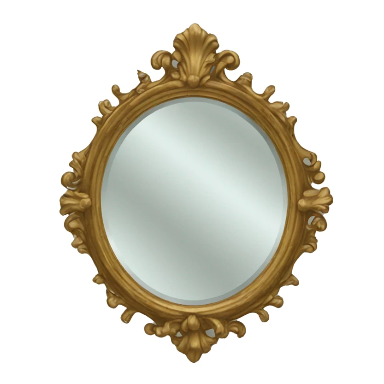 Antique mirror  sticker