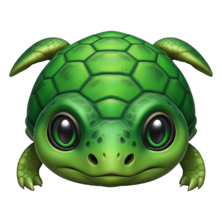 Alien turtle sticker