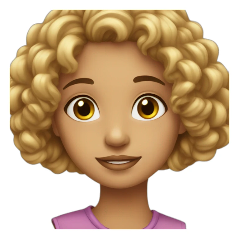 Beatiful girl sticker