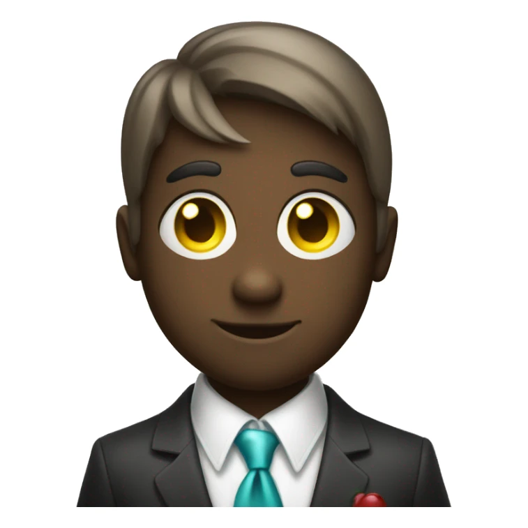 Smiley with diamond (card suit) pupils sticker