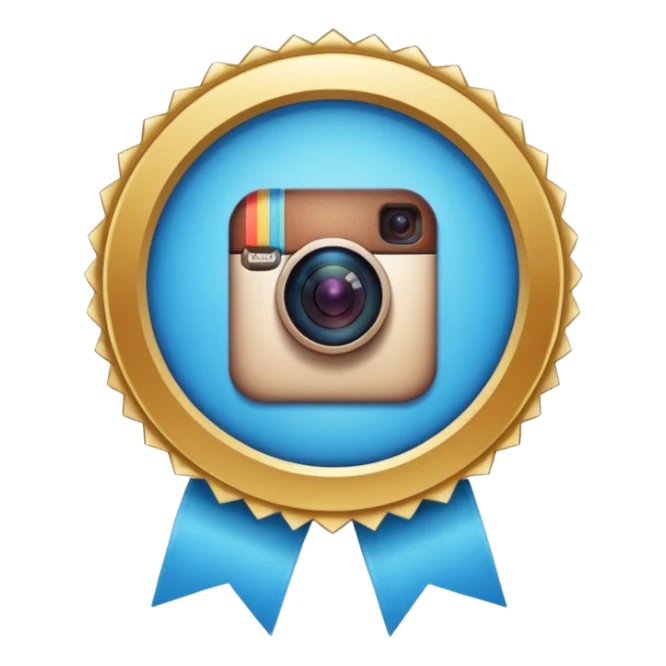 Crée un emojis de bage certificate Instagram sticker