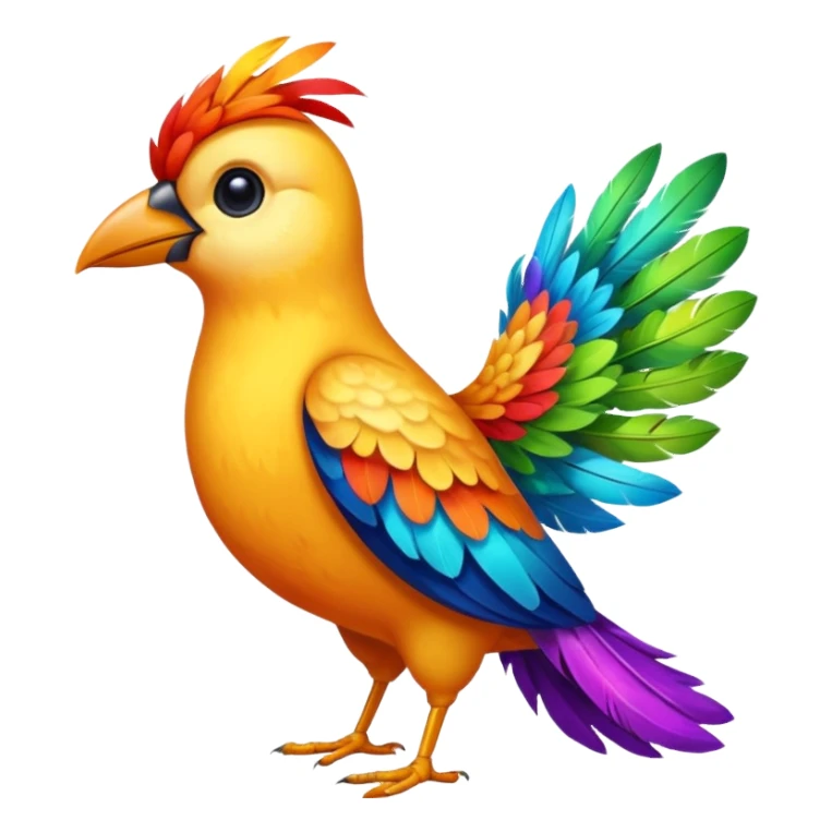 artist bird full body sticker