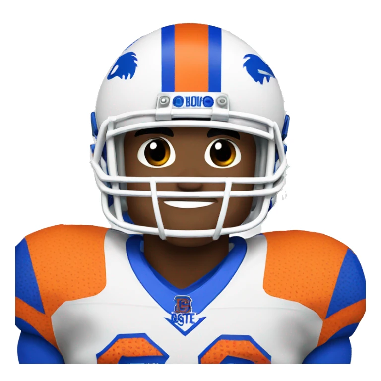 Boise state football sticker