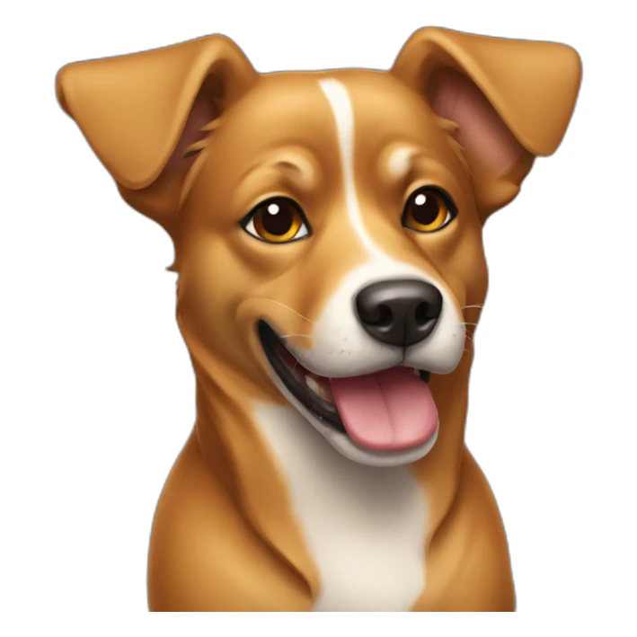 Brazilian caramel dog sticker