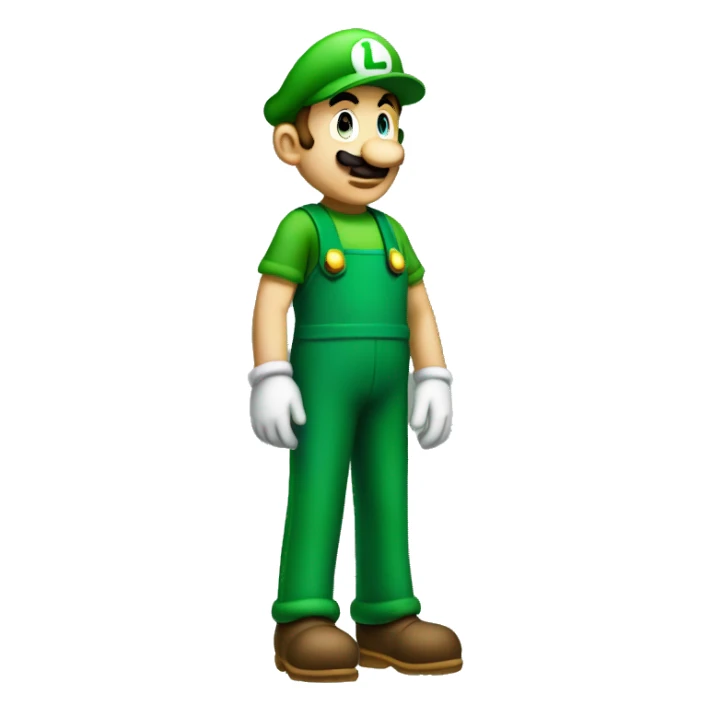 Full body Luigi  sticker