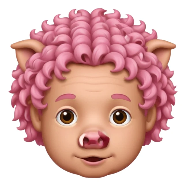 Militar con cara de cerdo sticker