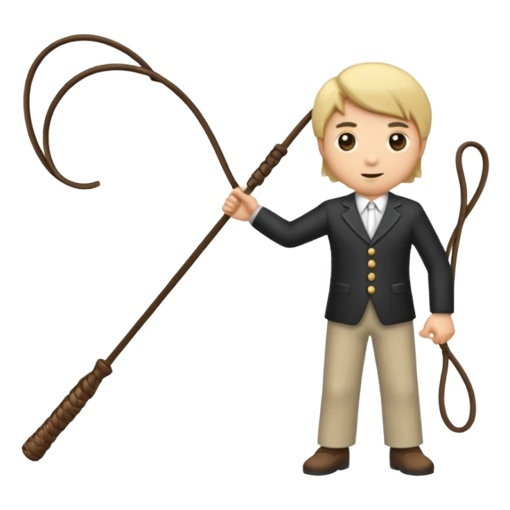 men with whips sticker