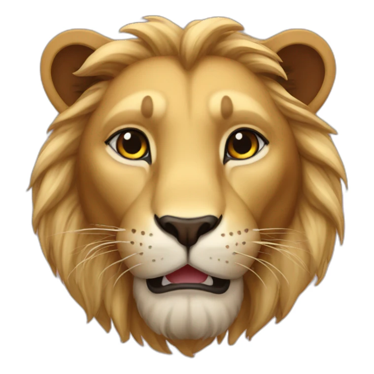 Lion love panther sticker