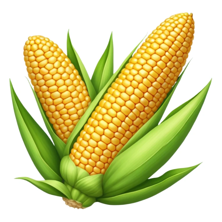 corn cob with husk sticker