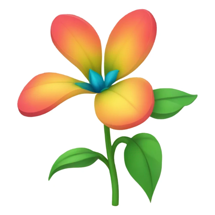 Flower sticker