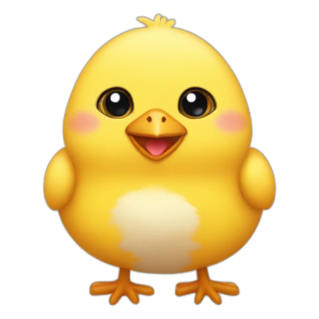 animal/chick/cute/smile sticker