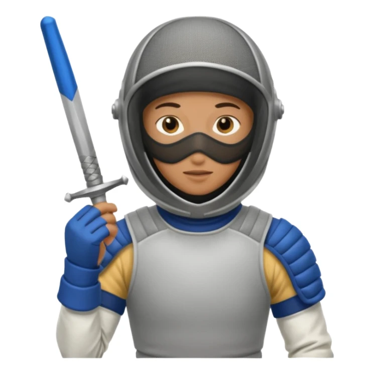 The fencer sticker