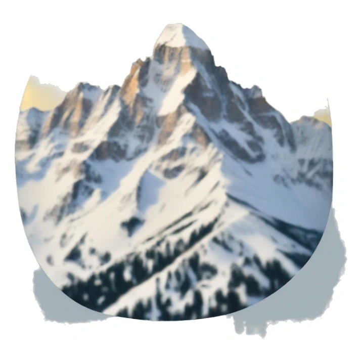 Snowboarding mount Moran  sticker