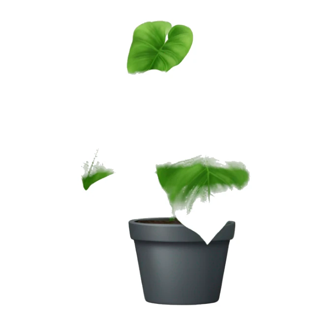 Pothos plant sticker