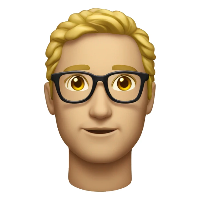 gafas lujosas finas sticker