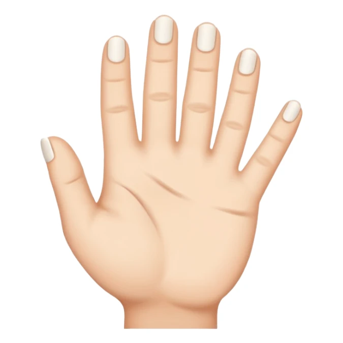 Make a hand signal for 7 sticker