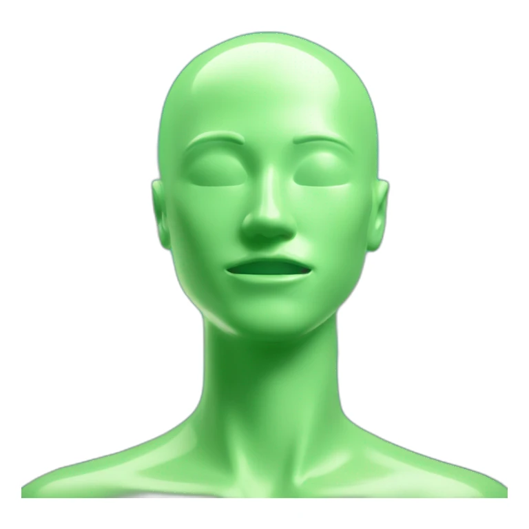 Point d’exclamation en vert turquoise ￼ sticker