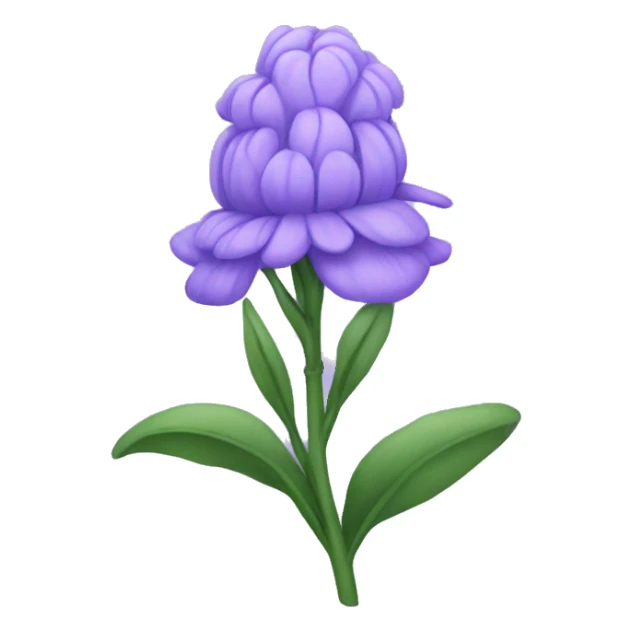 Lavender flower emoji sticker