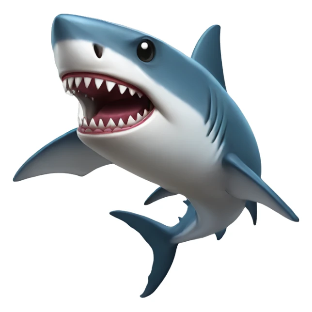 shark with a bat sticker