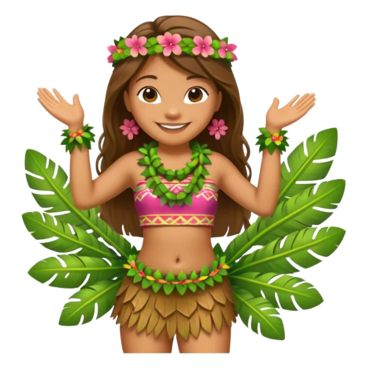 Hula dancing  sticker