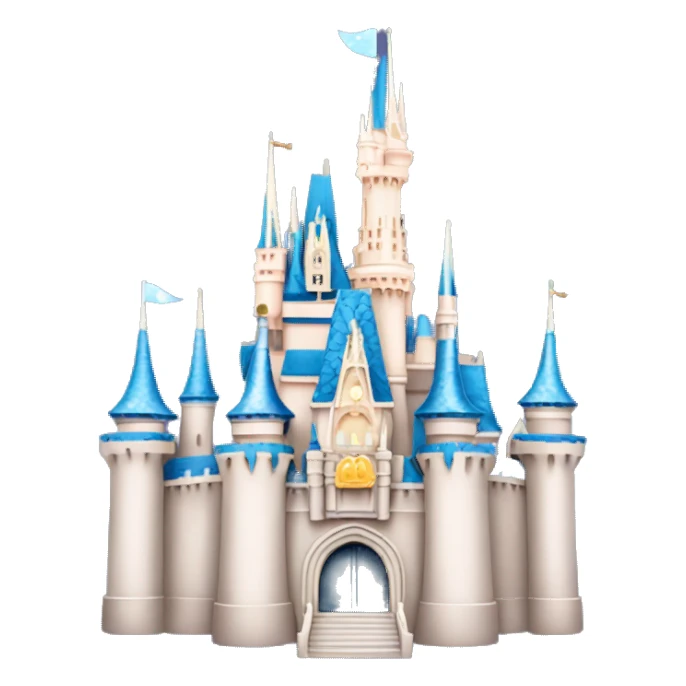 Cinderella castle Disney world sticker