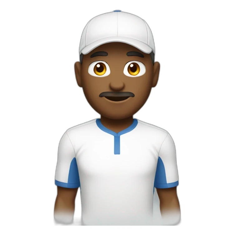 Tennismen White sticker