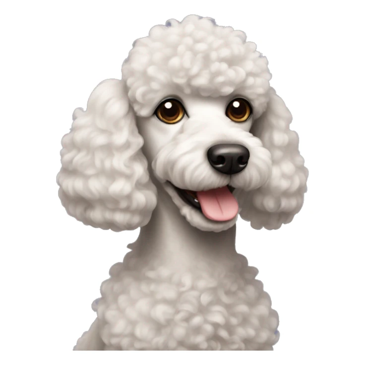 poodle dog sticker