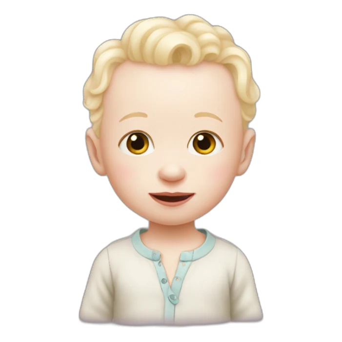 Bébé albinos sticker