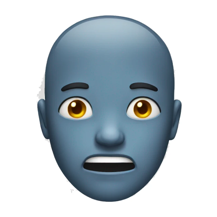 face in pain sticker