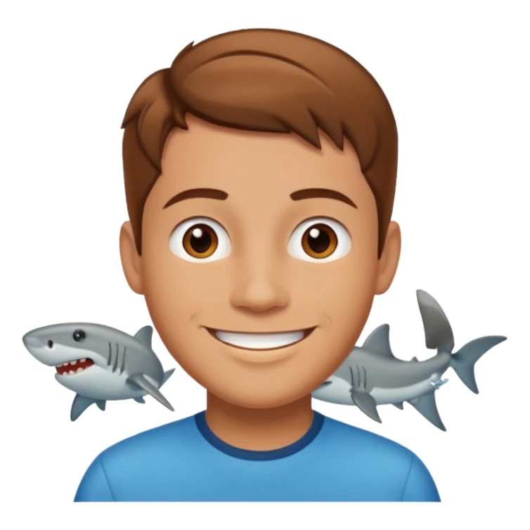 David Shark Fralick sticker