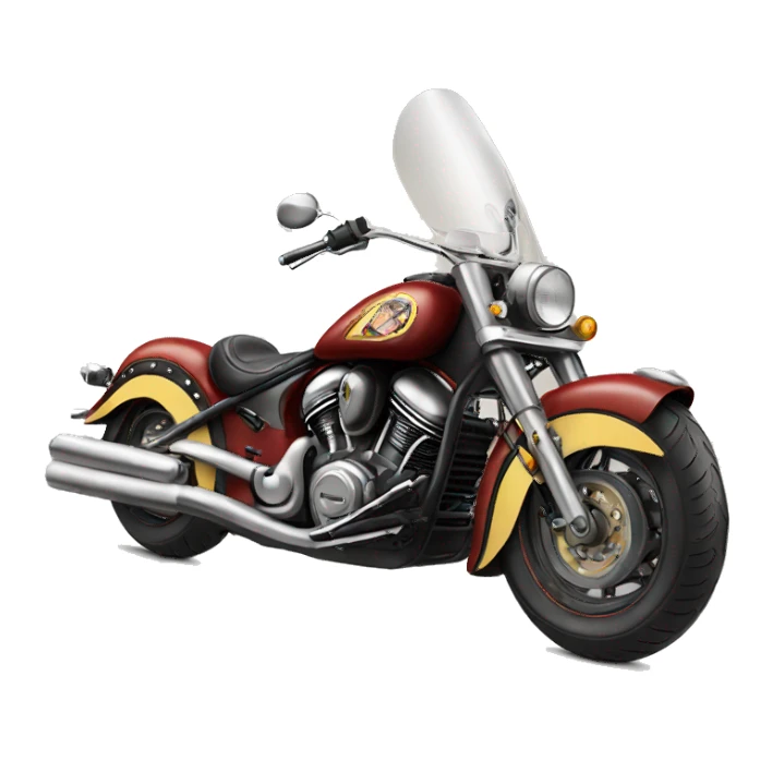 Indian chief bobber motocycle sticker