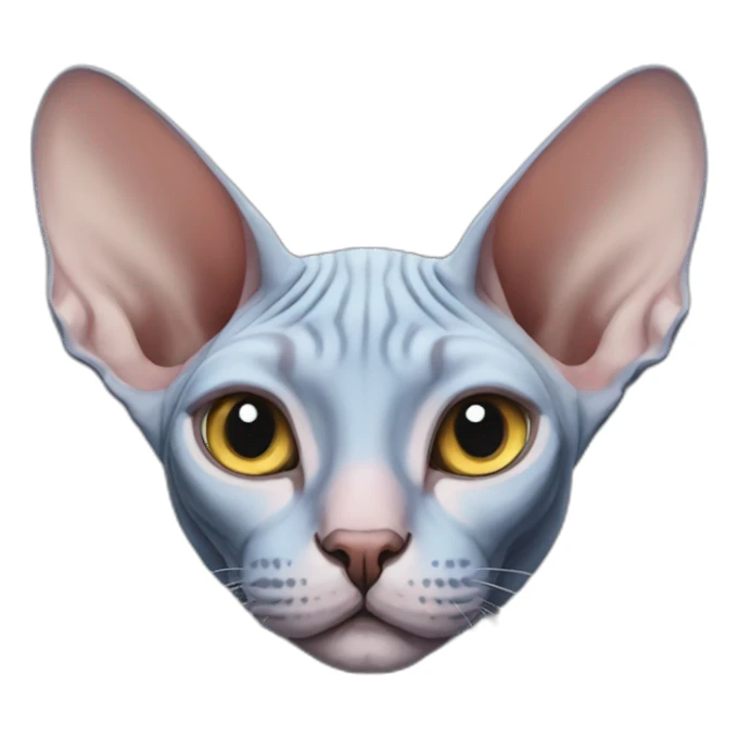 cat sphynx sticker