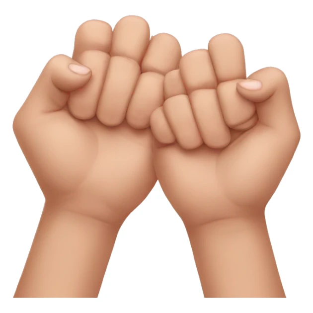 Two hands making a pinky promise  sticker