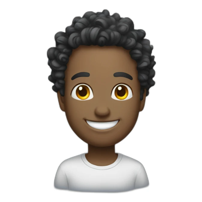 smiling moonzy sticker