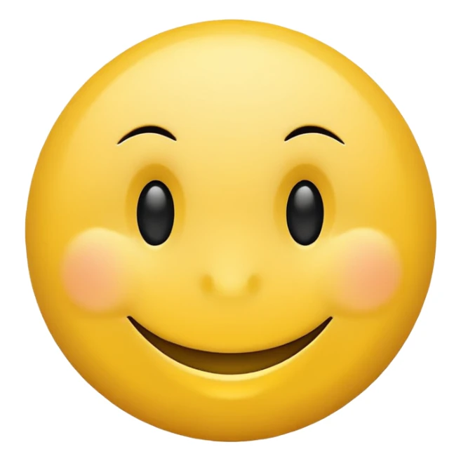 Innocent smiley face sticker