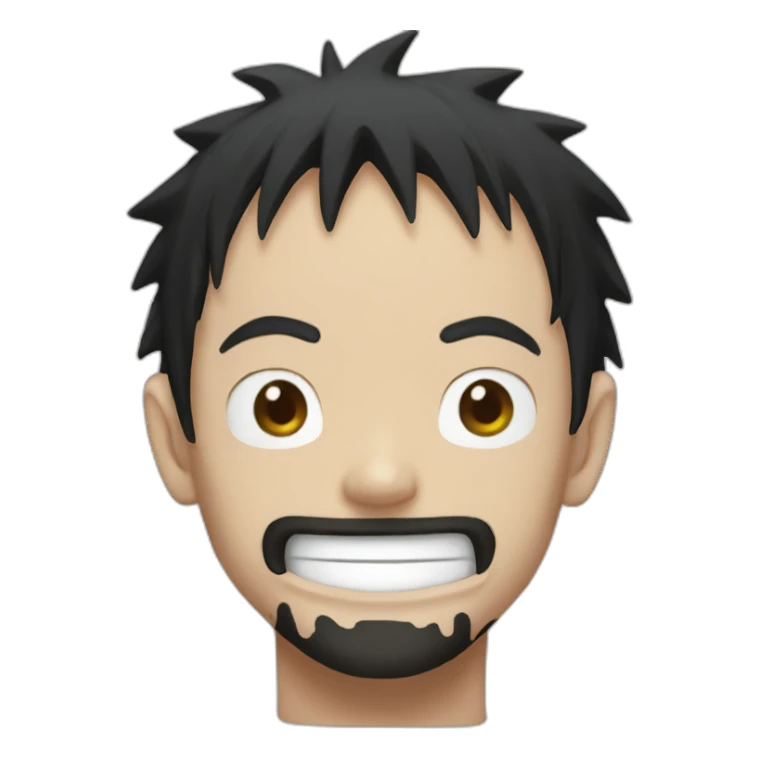 luffy supersayjin sticker