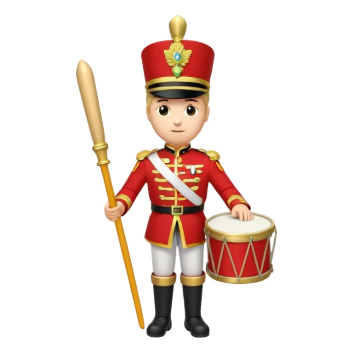 Toy Soldier drum parade sticker