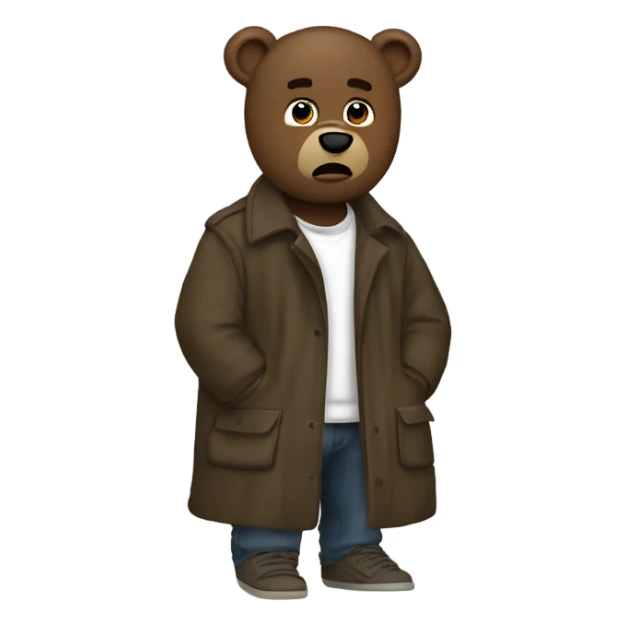 Kanye west bear  sticker