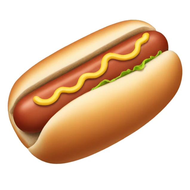 hot dog without the bun no bread sticker